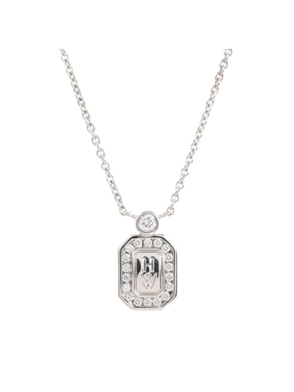 Harry Winston Necklace HW Logo